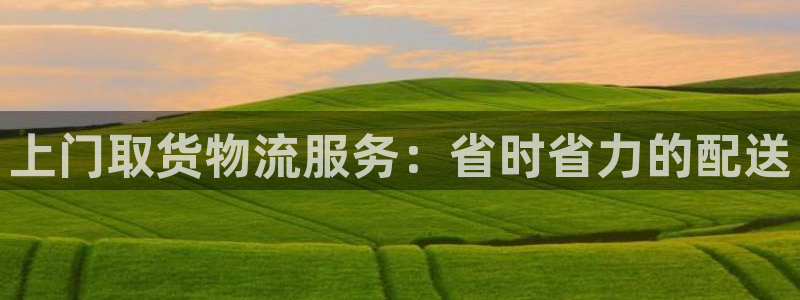 28圈pg麻将胡了：上门取货物流服务