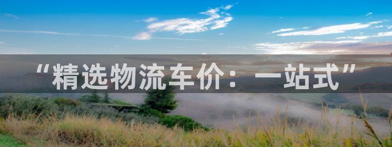 28圈娱乐官网网页下载：“精选物流车