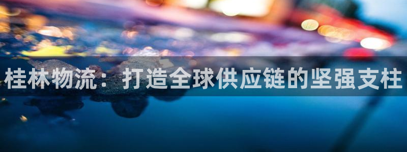 麻将128圈：桂林物流：打造全球供应