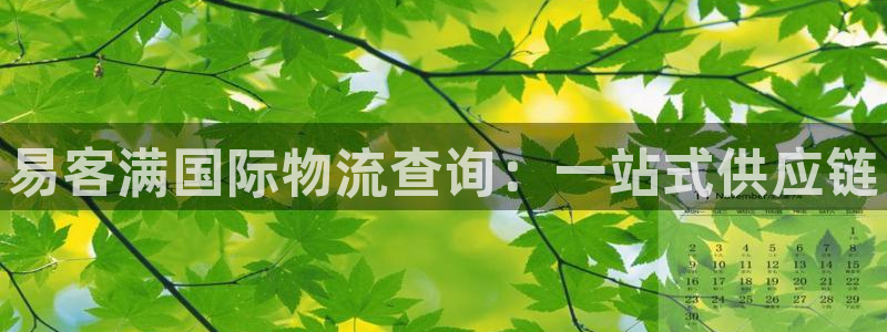 28圈加拿大在线预测:易客满国际物流